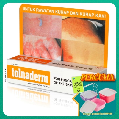 TOLNADERM - TOLNADERM CREAM 15G (*MAL Item)