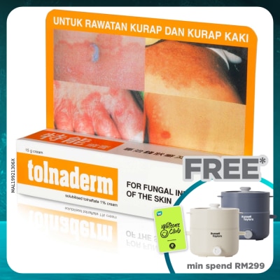 TOLNADERM TOLNADERM CREAM 15G (*MAL Item)