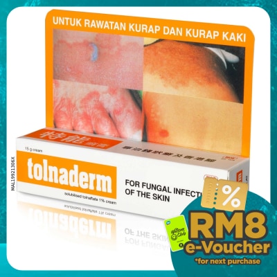 TOLNADERM TOLNADERM CREAM 15G (*MAL Item)