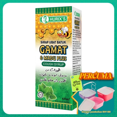 HURIX'S - Gamat & Madu Plus Cough Syrup 60ml