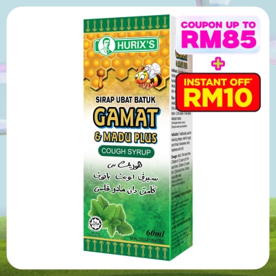 HURIX'S Gamat & Madu Plus Cough Syrup 60ml