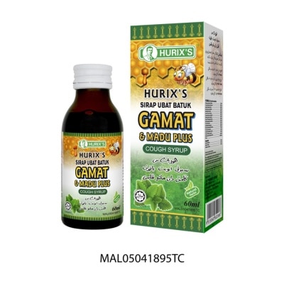 HURIX'S Gamat & Madu Plus Cough Syrup 60ml