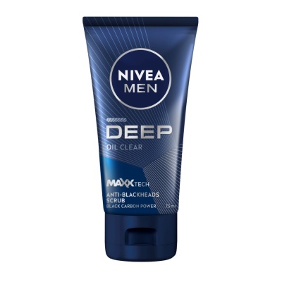 NIVEA FOR MEN - DEEP Anti-Blackheads Scrub 75g image