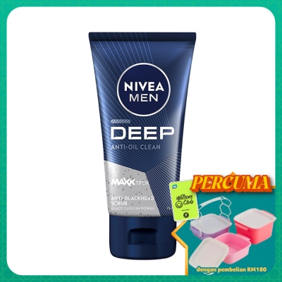 NIVEA FOR MEN - DEEP Anti-Blackheads Scrub 75g