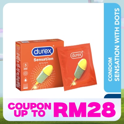 DUREX Condom Sensation Dots 3s