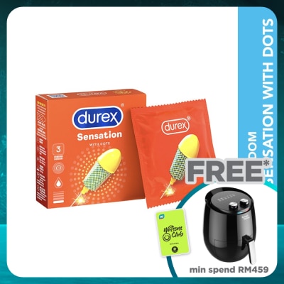 DUREX Condom Sensation Dots 3s