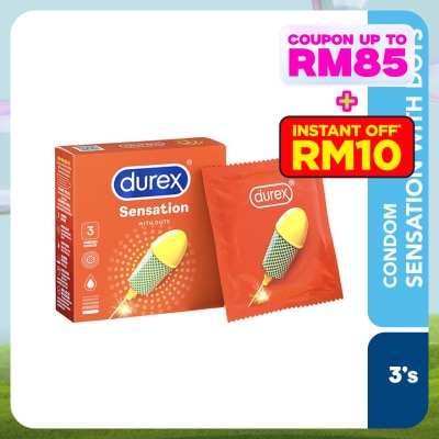 DUREX Condom Sensation Dots 3s