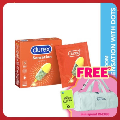 DUREX Condom Sensation Dots 3s
