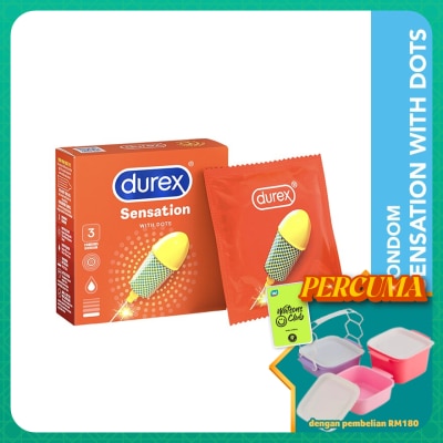 DUREX - Condom Sensation Dots 3s