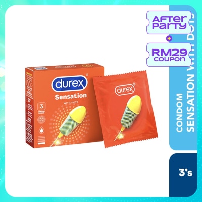 DUREX Condom Sensation Dots 3s