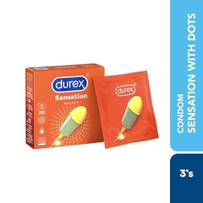 DUREX Condom Sensation Dots 3s