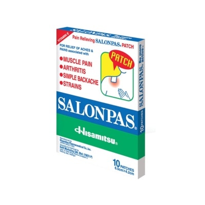 SALONPAS PAIN RELIEVING PATCH 10'S