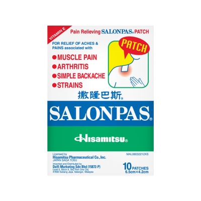 SALONPAS Pain Relieving Patch Large Size 10s