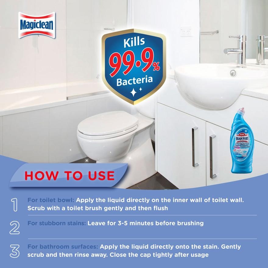 Toilet Dual Power Ocean Fresh 650ml image