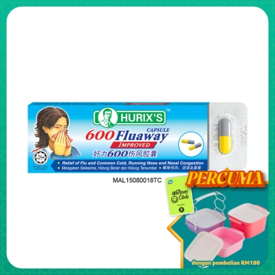 HURIX'S - 600 Fluaway Capsule Improved 6's