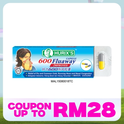 HURIX'S 600 Fluaway Capsule Improved 6's