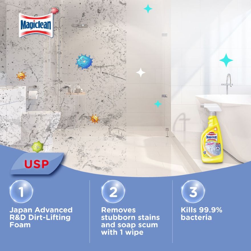 Bathroom Cleaner Lemon 500ml image