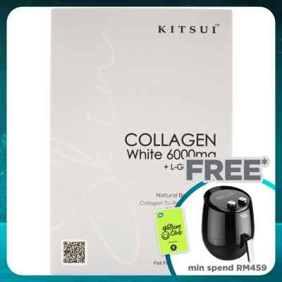 KITSUI Collagen White 6000mg + L-Glutamine 15gX15s
