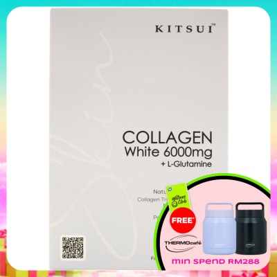 KITSUI - Collagen White 6000mg + L-Glutamine 15gX15s