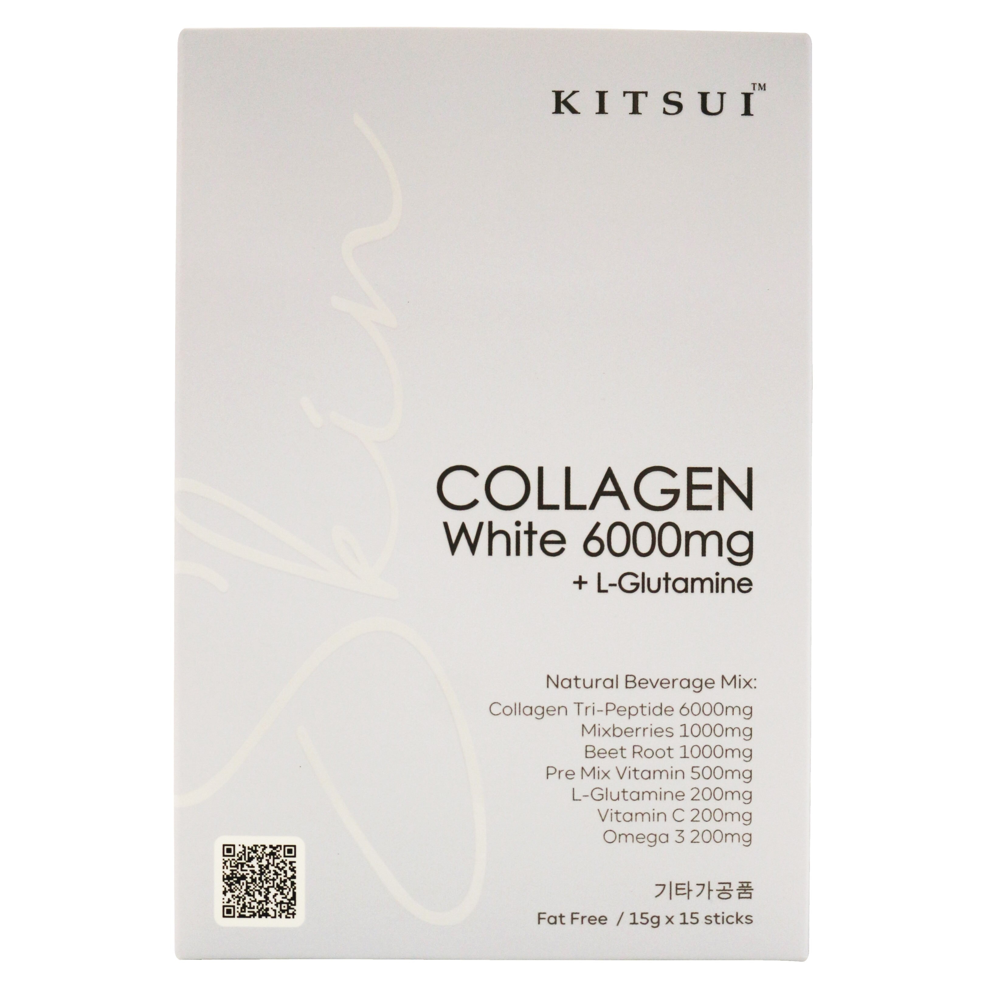 Collagen White 6000mg + L-Glutamine 15gX15s