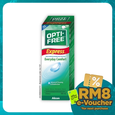 OPTI FREE EXPRESS Multipurpose Disinfecting Solution 355mL