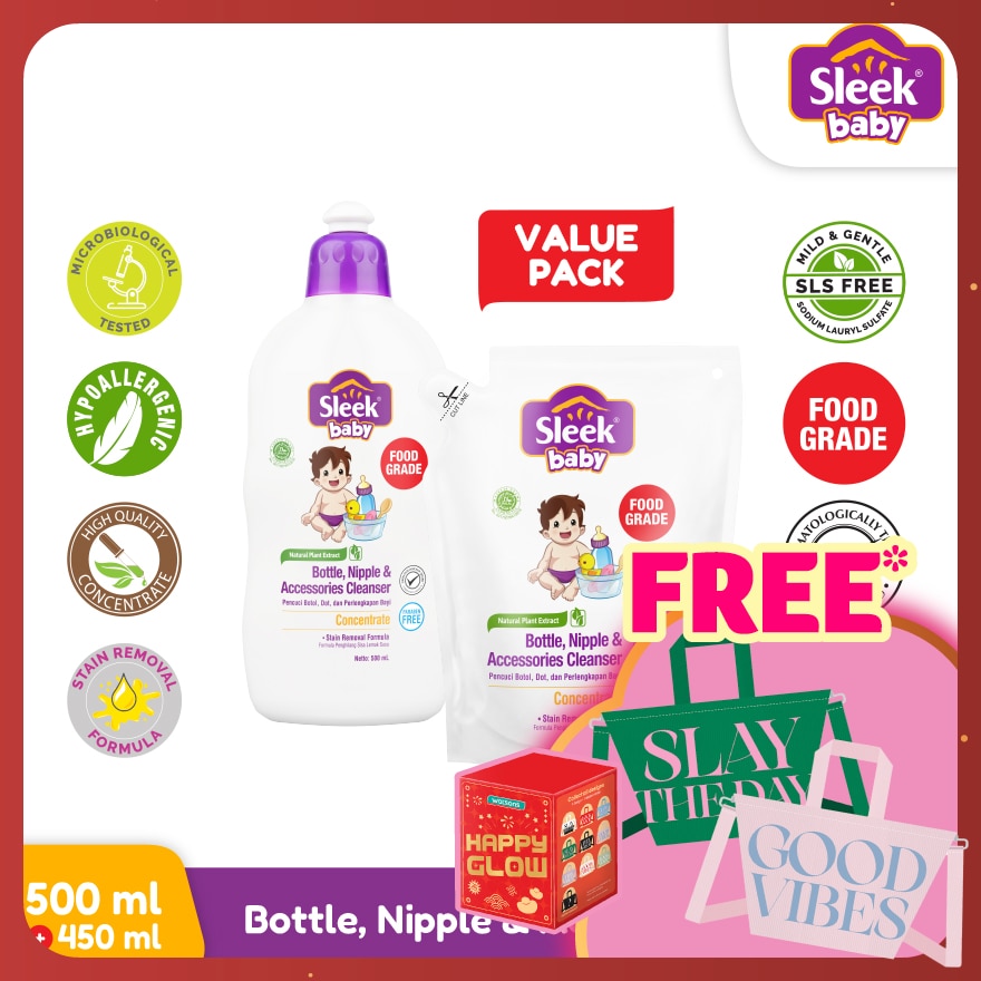 Bottle, Nipple & Accessories Cleanser Value Pack
