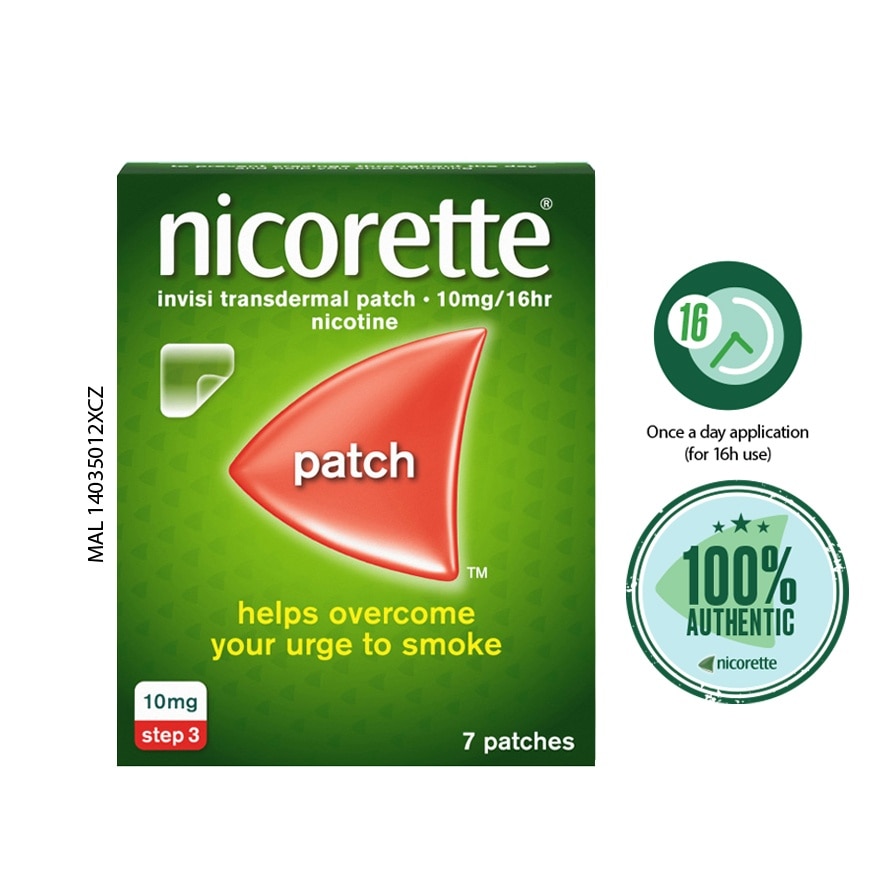 Nicorette 10mg Patch 7s