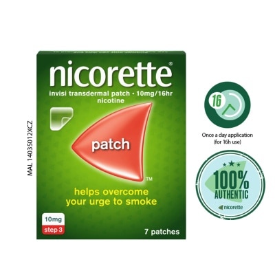 NICORETTE Nicorette 10mg Patch 7s