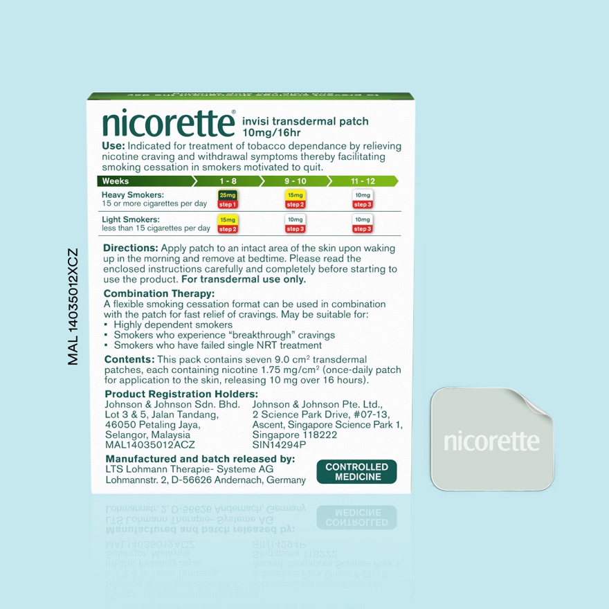 Nicorette 10mg Patch 7s image