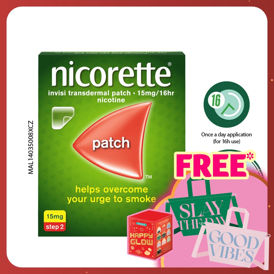 Nicorette 15mg Patch 7s