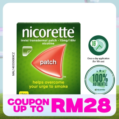 NICORETTE Nicorette 15mg Patch 7s