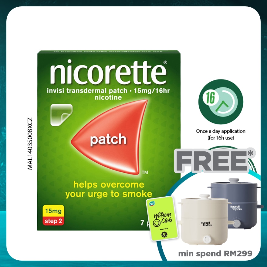 Nicorette 15mg Patch 7s