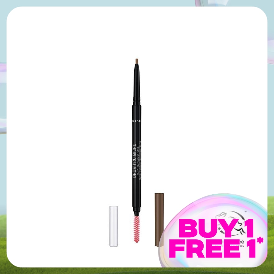 RIMMEL BROW PRO MICRODEFINER PENCIL MEDIUM BROWN