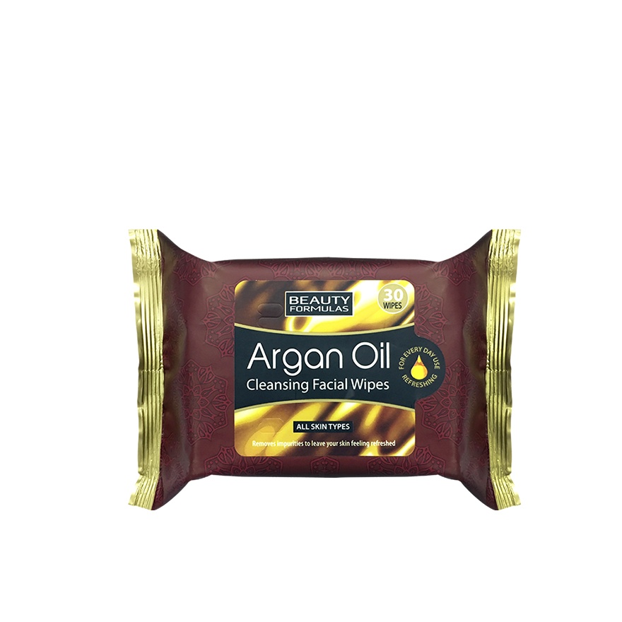 Argan Oil Cleansing Facial Wipes 30's image