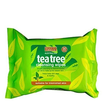 BEAUTY FORMULAS Tea Tree Cleansing Wipes 30's