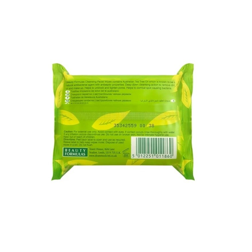 Tea Tree Cleansing Wipes 25s image