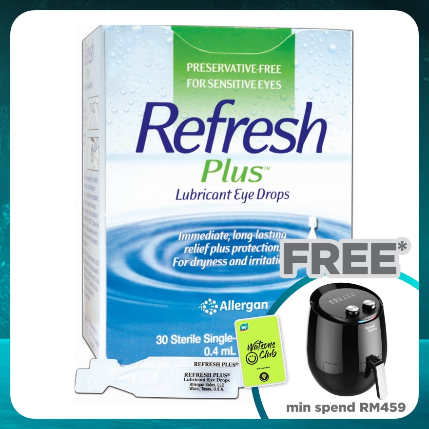 Refresh Plus Lubricant Eye Drops 30s