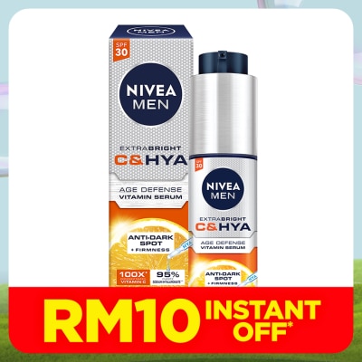 NIVEA FOR MEN Extra Bright C&HYA Age Defense Vitamin Serum 45ml