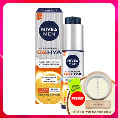 NIVEA FOR MEN - Extra Bright C&HYA Age Defense Vitamin Serum 45ml