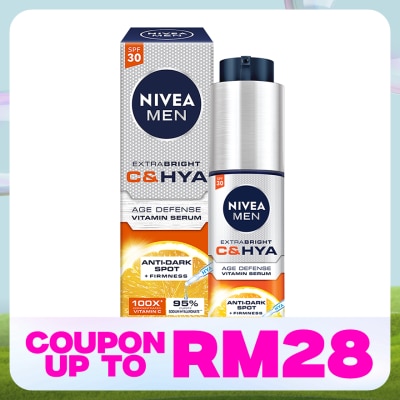 NIVEA FOR MEN Extra Bright C&HYA Age Defense Vitamin Serum 45ml