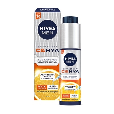 NIVEA FOR MEN Extra Bright C&HYA Age Defense Vitamin Serum 45ml