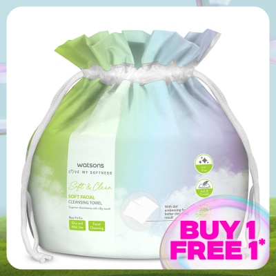 WATSONS Soft Facial Cleansing Towel