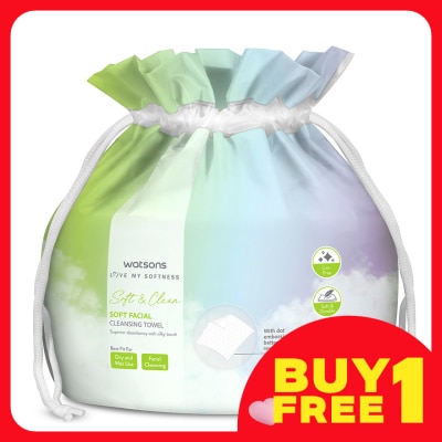 WATSONS Soft Facial Cleansing Towel