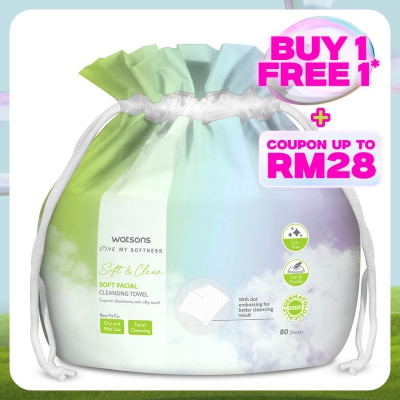 WATSONS Soft Facial Cleansing Towel