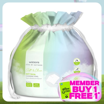 WATSONS Soft Facial Cleansing Towel