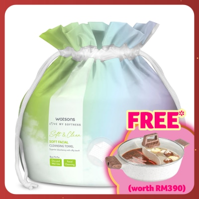 WATSONS Soft Facial Cleansing Towel