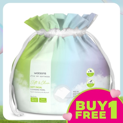 WATSONS Soft Facial Cleansing Towel