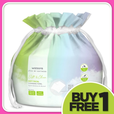 WATSONS Soft Facial Cleansing Towel