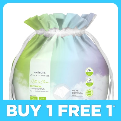 WATSONS Soft Facial Cleansing Towel