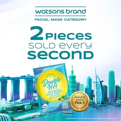 WATSONS Double HA Intensive Moisturising HA Mask 1s
